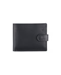 Leather Cairo wallet with snap closure, card slots, and ID window.
