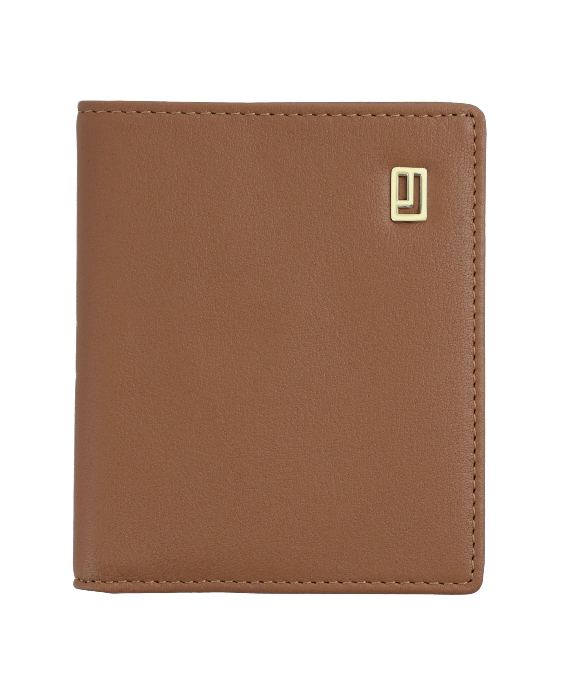 Compact leather wallet
