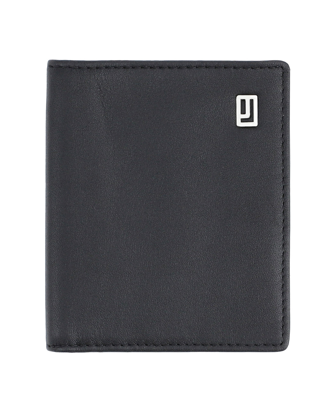Compact leather wallet