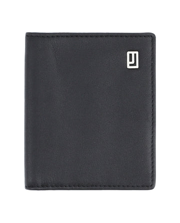 Compact leather wallet