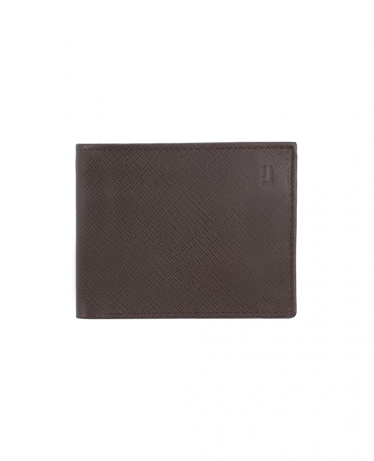 Vertical grain leather wallet