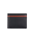 Signature leather wallet with seven card slots.