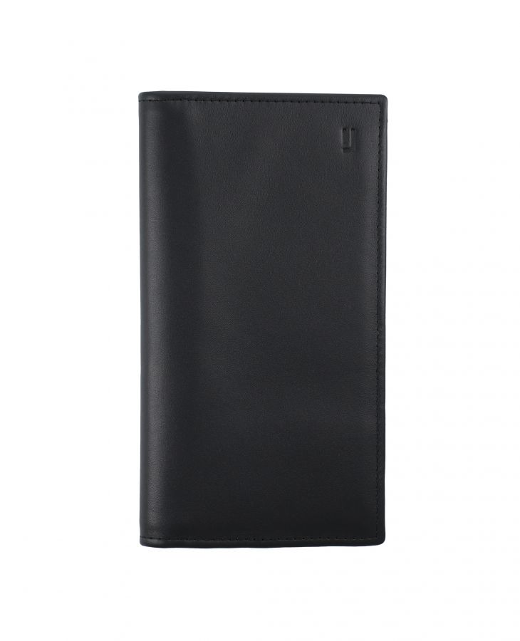 Black wallet featuring a sleek design for everyday use