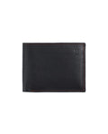 Black and Tan leather wallet with receipts slots