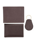 Gift set with wallet, card case and key ring. 