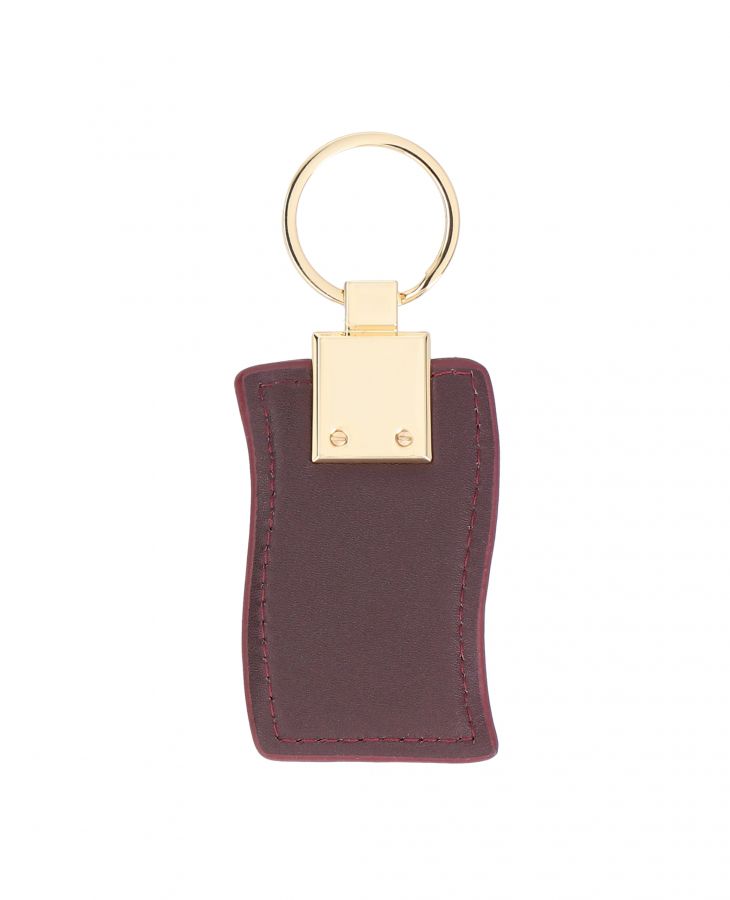 Elegant leather key fob