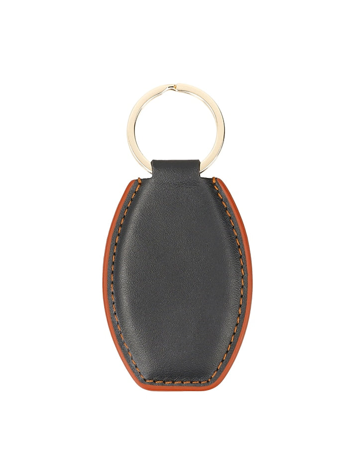 Elegant keychain crafted from leather.