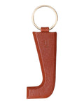 Elegant buffalo leather keyring