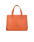 orange Elegant Buffalo leather bag