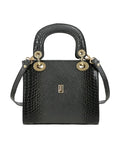 Leather Chroma Fusion handbag Black-Grey