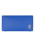 Blue Leather wallet with card slots