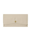 Stylish leather wallet with coin pouch.