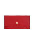 Stylish leather wallet with coin pouch.