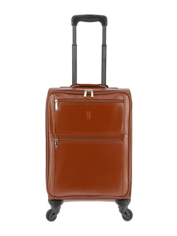 Dark Tan Trolley Bag