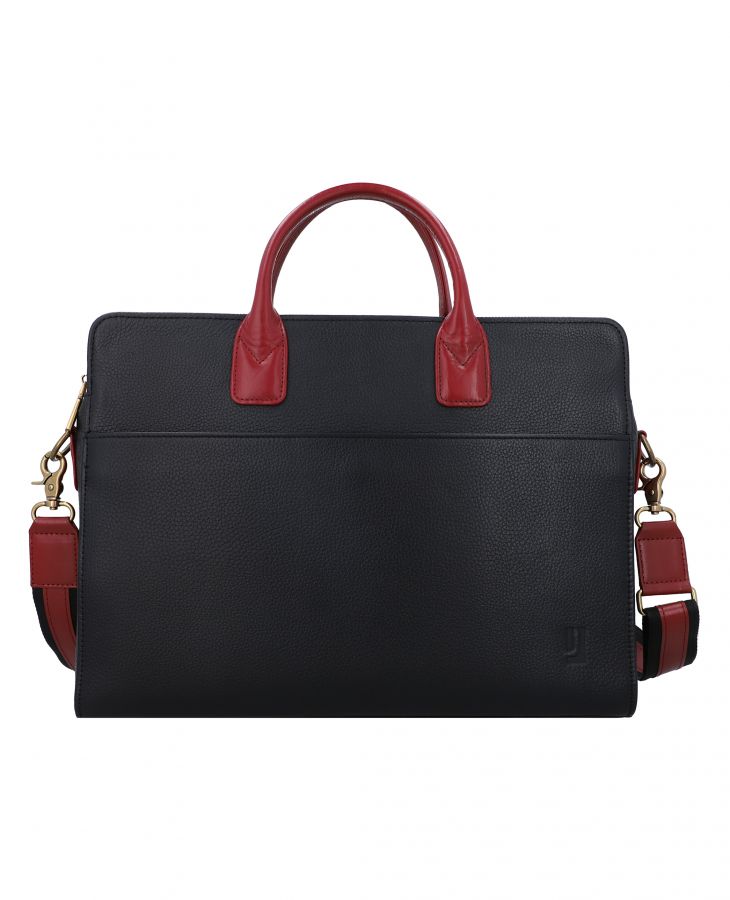 Leather office bag for men
