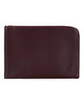 Stylish leather sleeve for slim 14-inch laptops.